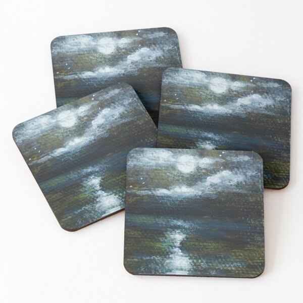 Item preview, Marsh Moon. Miniature painting. designed and sold by David Laughlin.