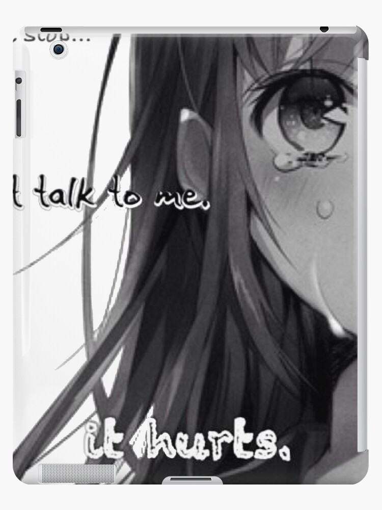 Help Me - Sad Anime Girl | iPad Case & Skin