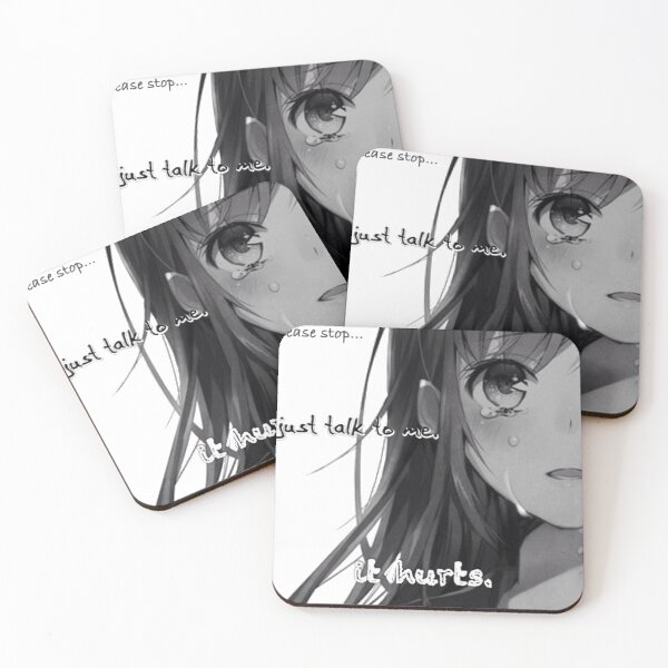 Item preview, Anime Girl Just Talk to me designed and sold by WittyMillennial.