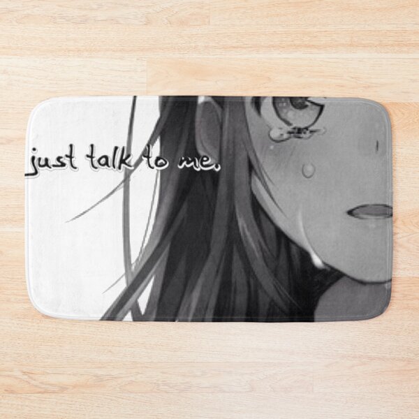 Item preview, Anime Girl Just Talk to me designed and sold by WittyMillennial.