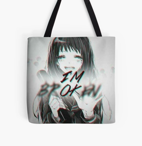 Just A Girl Who Loves Anime Gifts For Teen Girls Anime Tote Bag