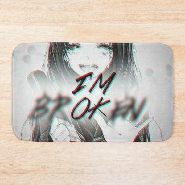 Item preview, Anime Girl - I'm Okay! designed and sold by WittyMillennial.