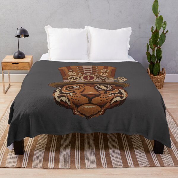 Item preview, Steampunk Animal Tiger Vintage Art Gift designed and sold by propellerhead.