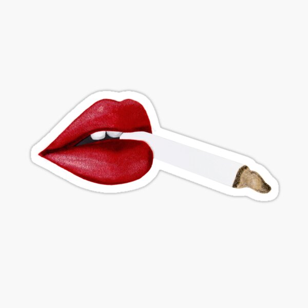Smoking Lips (Adele) Sticker