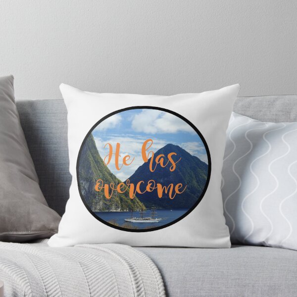 Item preview, He has overcome.... Circle sticker designed and sold by Dhynzz.