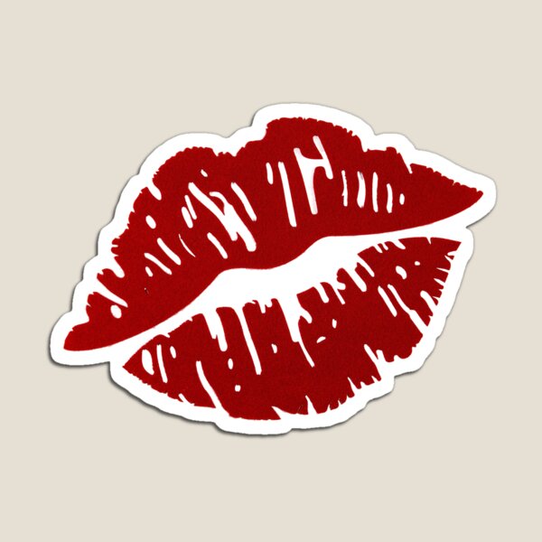 Ideogram Lips ('Kiss Mark' emoji) Magnet