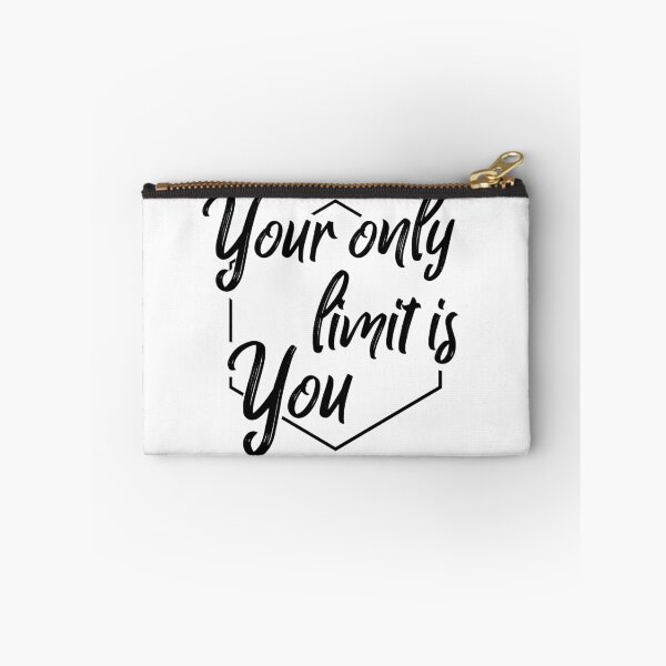 Item preview, Your only limit is you typography text art quote by Word Fandom - wordfandom designed and sold by Kerry Pritchard.