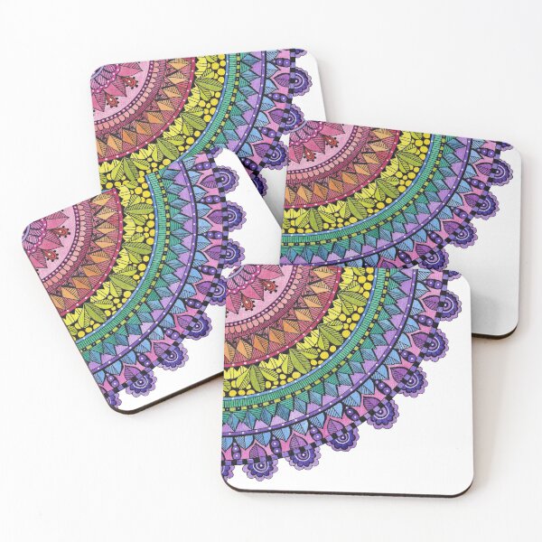Item preview, Rainbow Zen Mandala Art designed and sold by Oirabot.