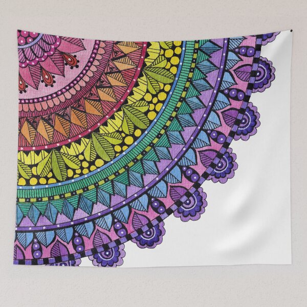 Item preview, Rainbow Zen Mandala Art designed and sold by Oirabot.