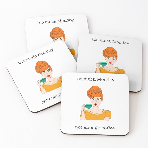 Item preview, Not Enough Coffee - Ginger Hair designed and sold by polkadotwhiskey.