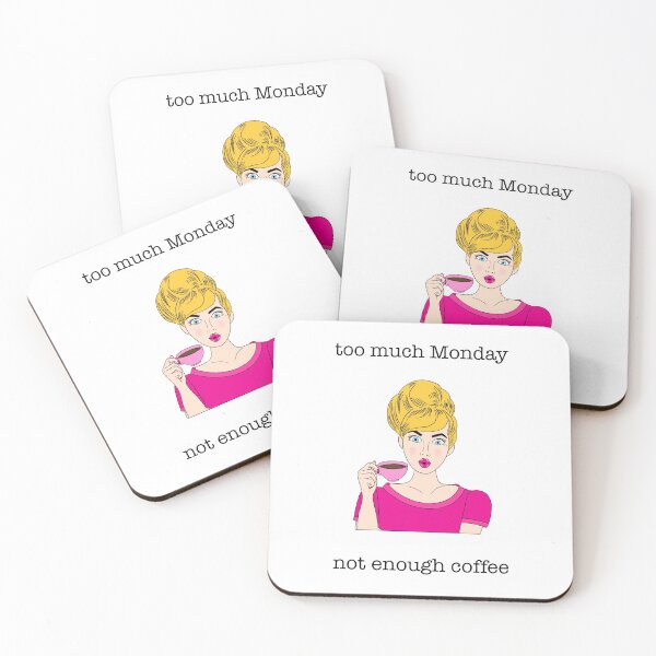 Item preview, Not Enough Coffee - Blonde Hair designed and sold by polkadotwhiskey.