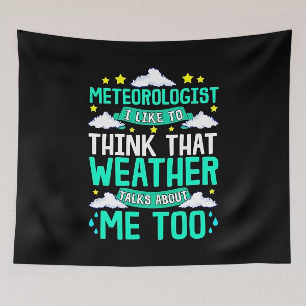 Artikelvorschau, Meteorologe Ich denke, dass das Wetter über mich spricht entworfen und verkauft von perfectpresents.