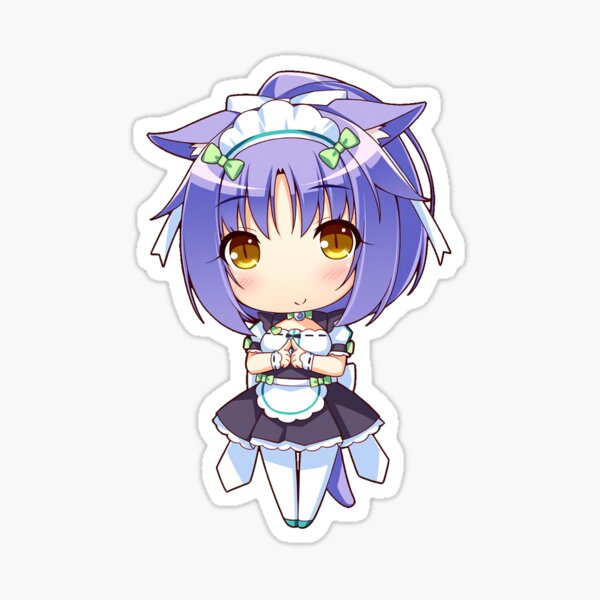 Cinnamon Nekopara Smile Sticker