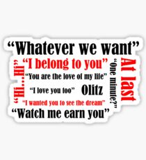 Olivia and Fitz At Last. Sticker