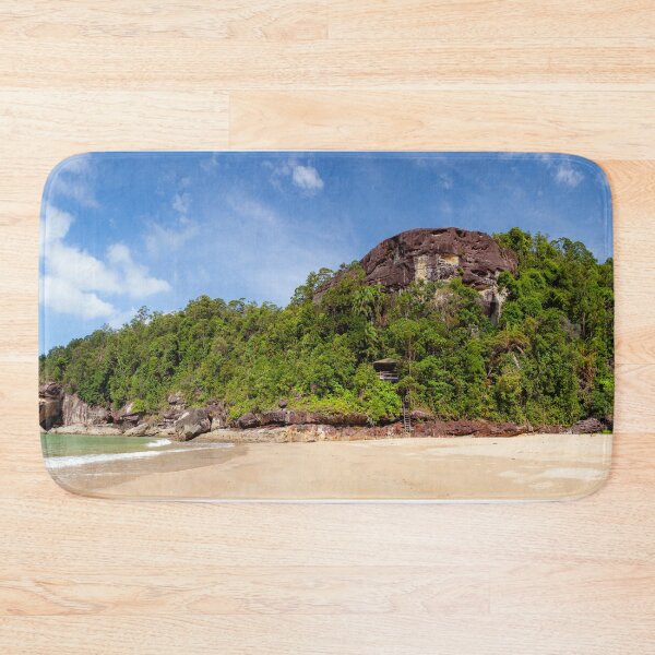 Item preview, Exotic sand beach and cliffs with forest designed and sold by Juhku.