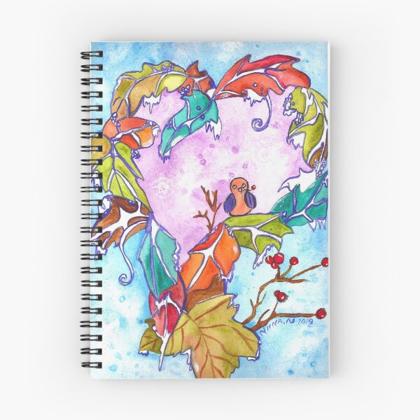 Item preview, Winter Heart and a winter bird designed and sold by Niina  Niskanen.