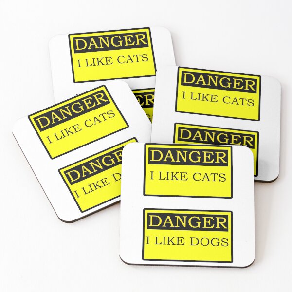 Item preview, DANGER I LIKE CATS/DOGS  designed and sold by Maria Kirichenko.