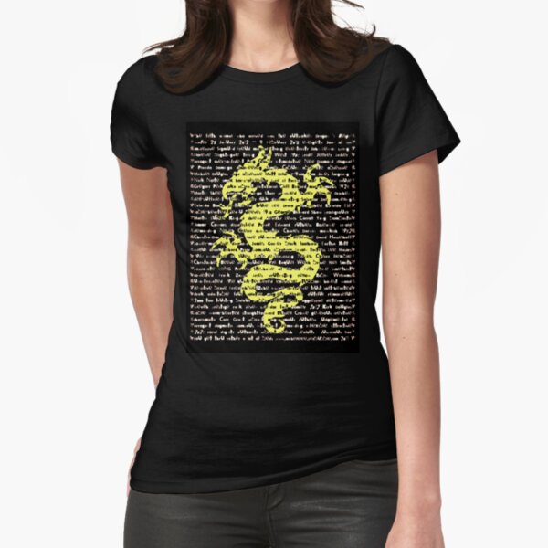 "The Year Of The Dragon" Clothing Fitted T-Shirt