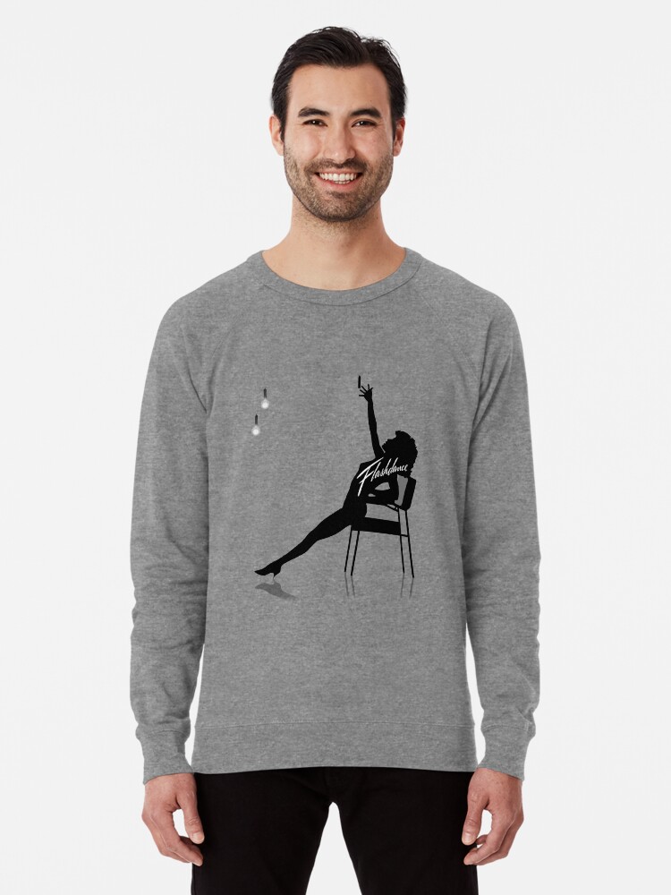 Flashdance style sweatshirt top
