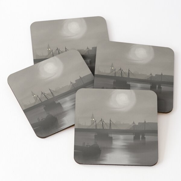 Item preview, London in fog designed and sold by Richard O'Neill Art.