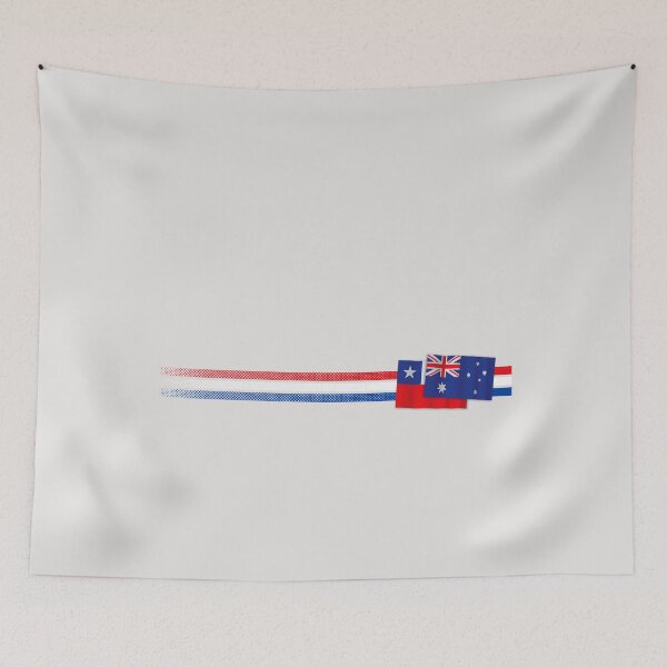 Item preview, Chile and Australia, Chilean and Australian Flags, Banderas de Chile y Australia designed and sold by #mossasdesign.
