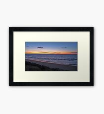 Sunset, Glenelg Beach, South Australia Framed Print