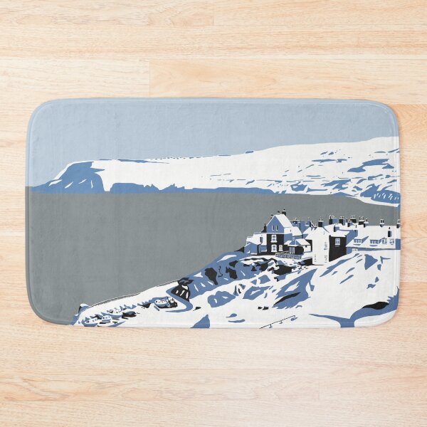 Item preview, Robin Hood's Bay in snow designed and sold by Richard O'Neill Art.