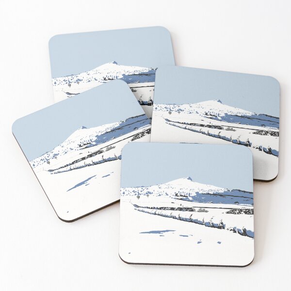 Item preview, Roseberry Topping in snow designed and sold by Richard O'Neill Art.