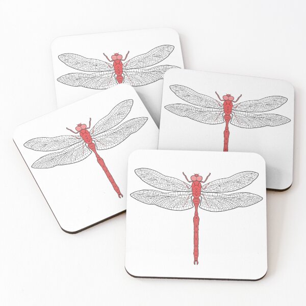 Item preview, Transparent Red Dragonfly  designed and sold by Leila Mollie.