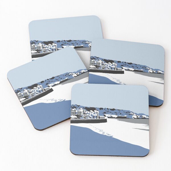 Item preview, Sandsend in snow designed and sold by Richard O'Neill Art.