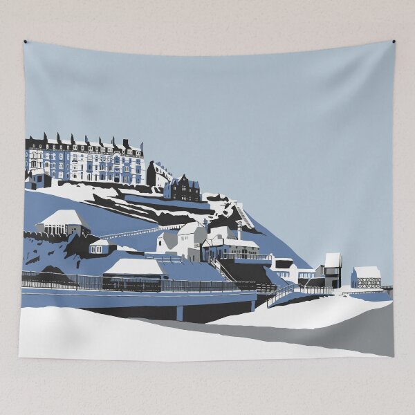 Item preview, Saltburn-by-the-Sea in snow designed and sold by Richard O'Neill Art.