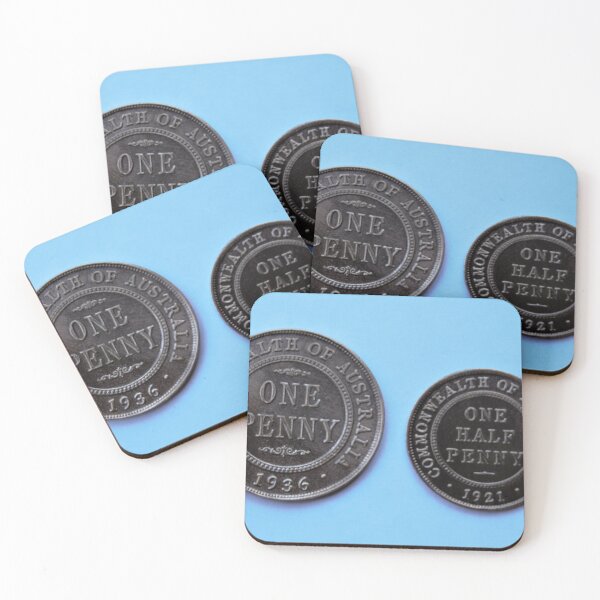 Item preview, Australian pre-decimal Penny and Half Penny designed and sold by Andykinoz.