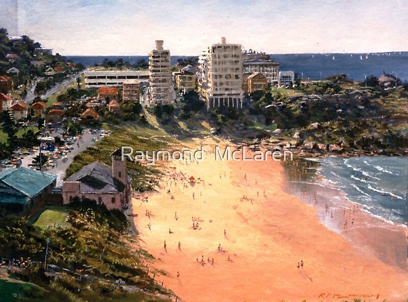 "Freshwater Beach, Sydney Australia" by Raymond McLaren Redbubble