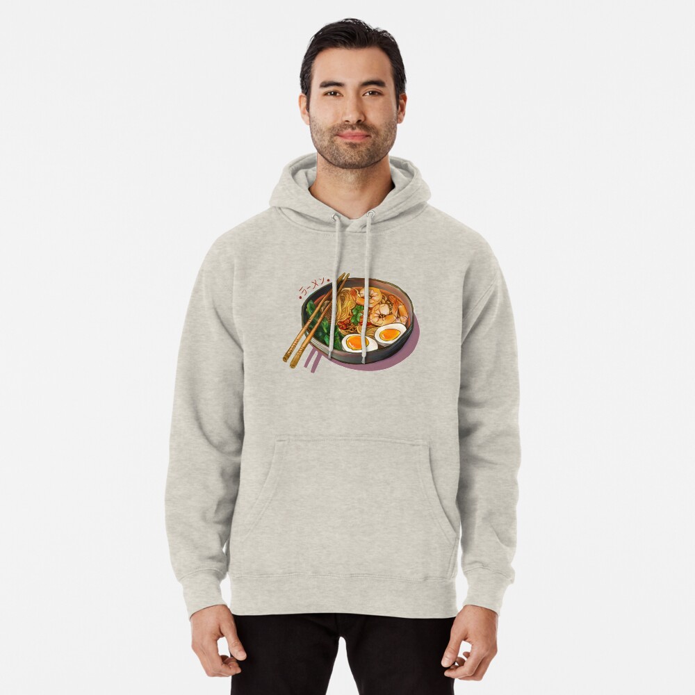 Japanses Ramen Noodles Bowl Pullover Hoodie