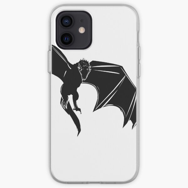 Silhouette de Drogon Coque souple iPhone