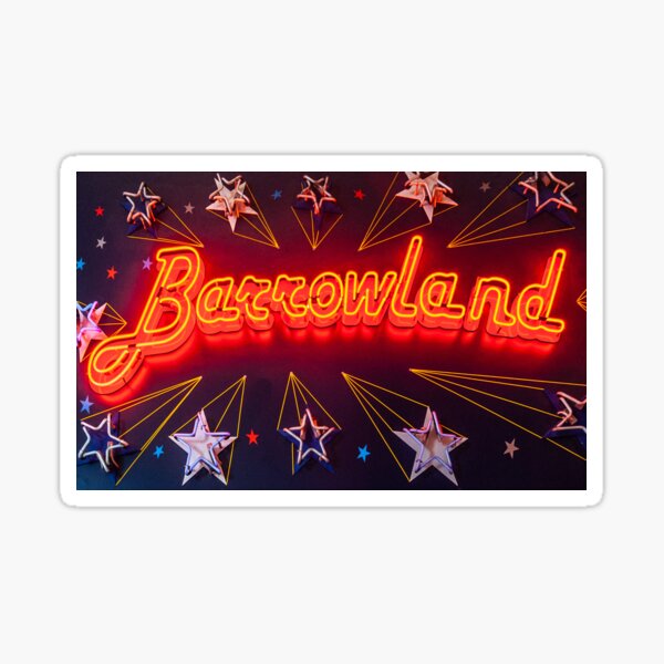 Neon Barrowland Sticker