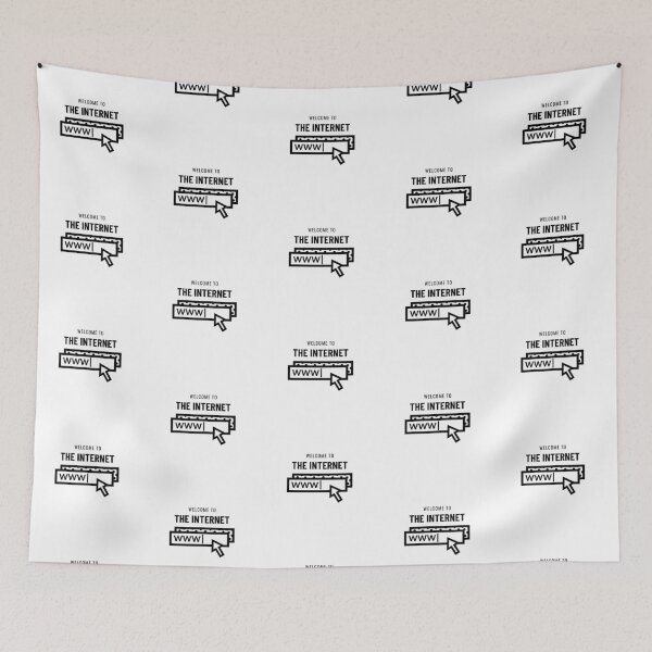 Item preview, WELCOME TO THE INTERNET FUNNY DESIGN designed and sold by ER-DESIGNS.