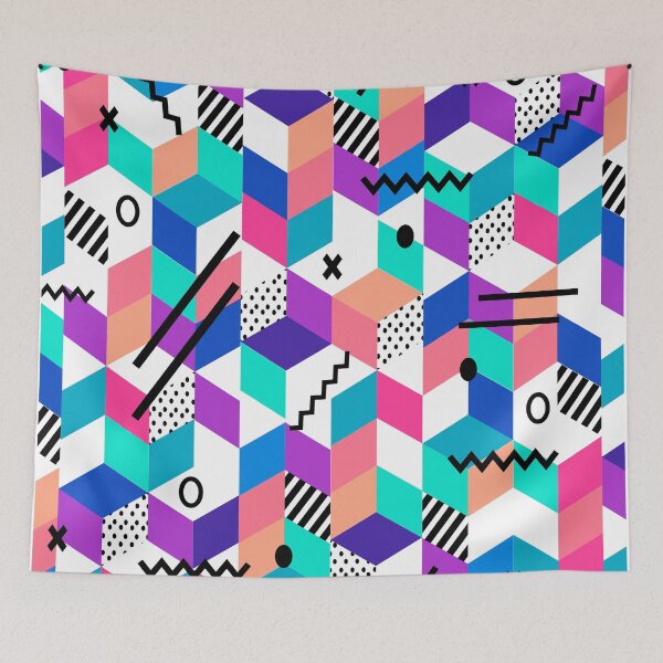 Item preview, Colorful geometric abstract pattern designed and sold by Chams0609.