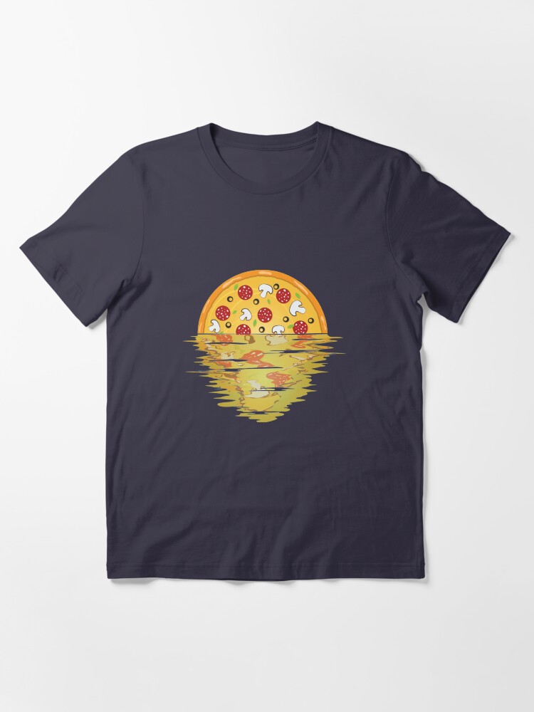 Alternative Ansicht von Pizza Sunset Over Sea - Pizza Party Essential T-Shirt