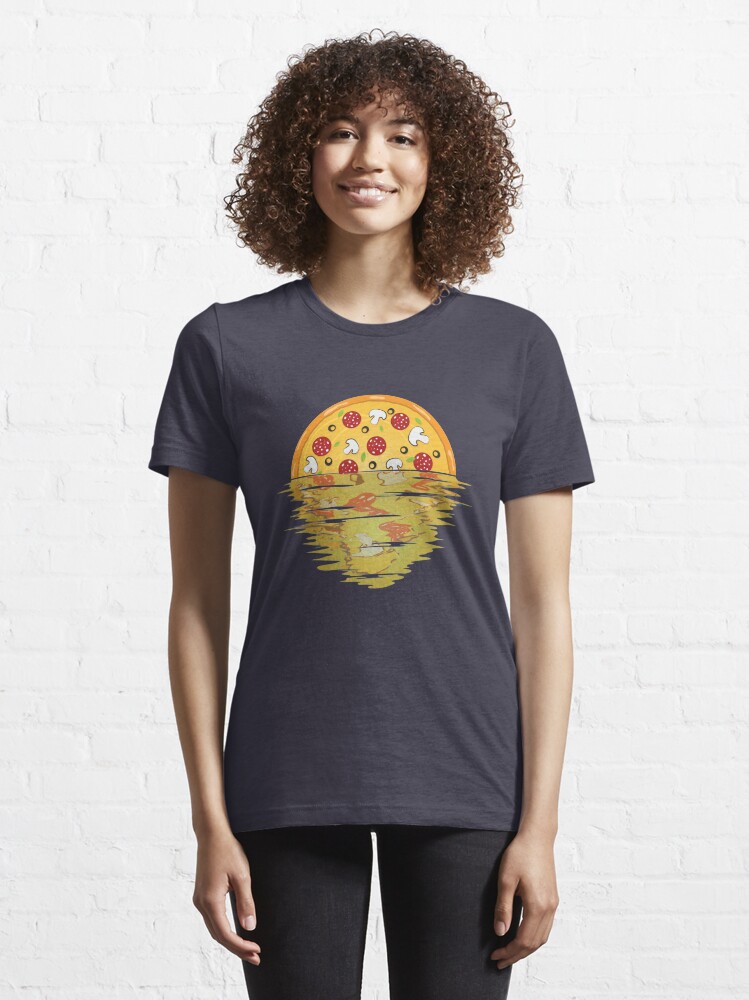 Alternative Ansicht von Pizza Sunset Over Sea - Pizza Party Essential T-Shirt