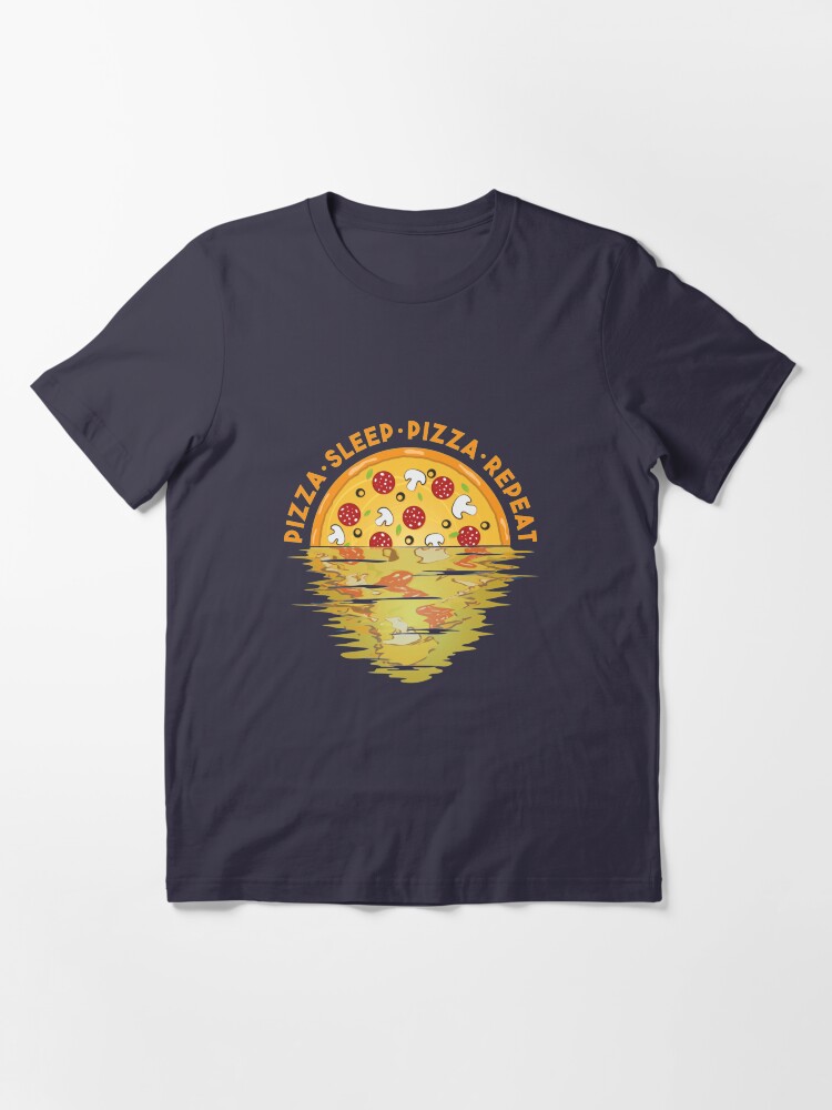 Alternative Ansicht von Pizza Sleep Pizza Repeat - Pizza Party Essential T-Shirt