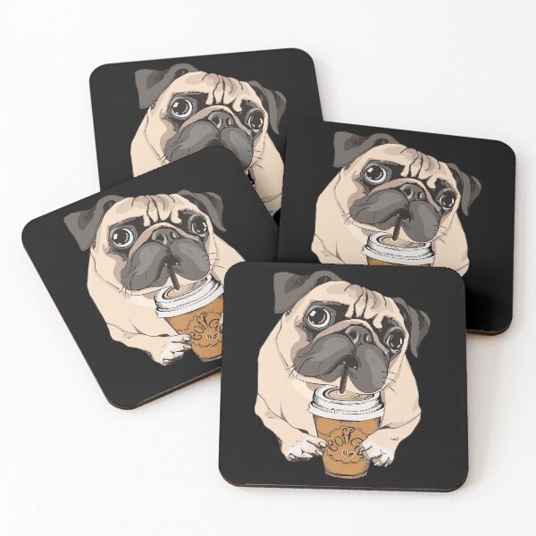Item preview, Pug coffee designed and sold by titanosdesign.