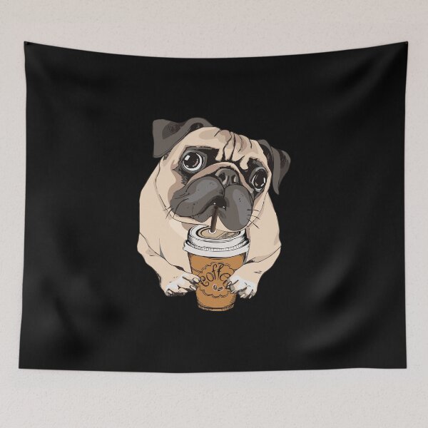 Item preview, Pug coffee designed and sold by titanosdesign.