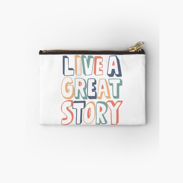 Item preview, Live a great story typography text art quote by Word Fandom - wordfandom designed and sold by Kerry Pritchard.