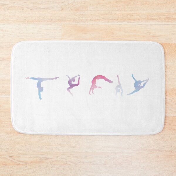 Item preview, Pastel Gymnastics Silhouettes  designed and sold by Flexiblepeople.