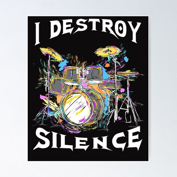 Item preview, Drum Kit Percussionist Drummer Quote  designed and sold by IhorKondesign.