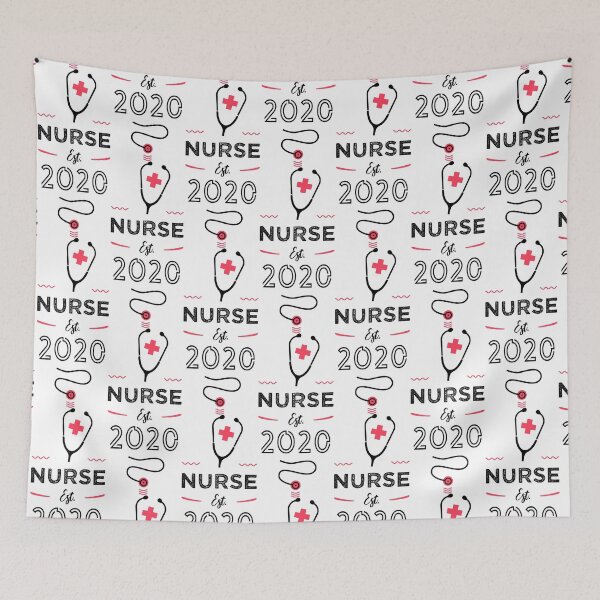 Item preview, Nurse Est 2020 designed and sold by lepetitcalamar.