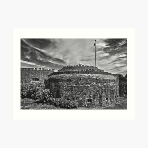 Deal Castle mono Art Print