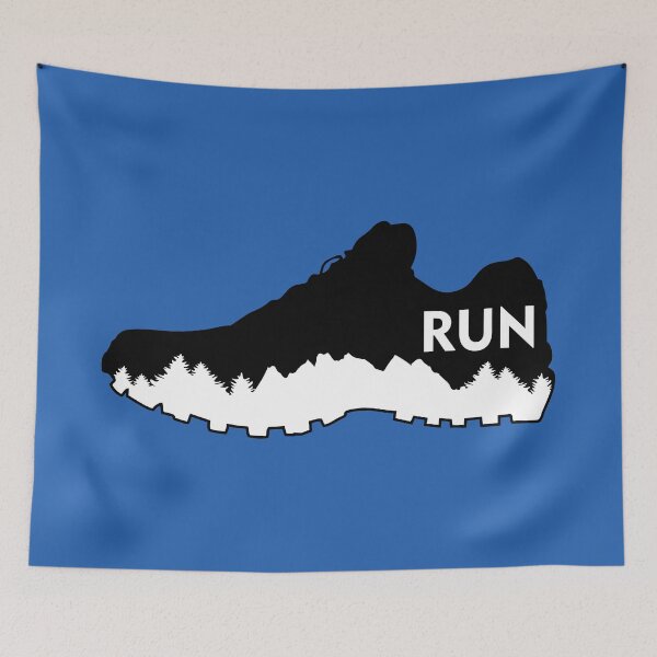 Item preview, Trail running, running shoe designed and sold by claudiasartwork.