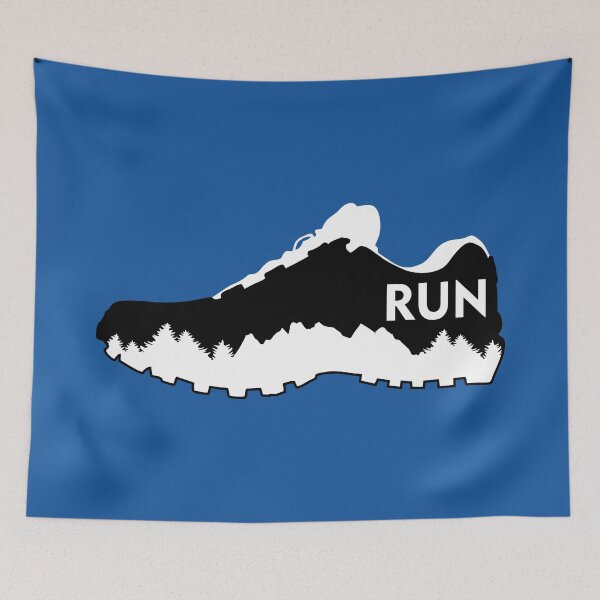 Item preview, Trail running, running shoe designed and sold by claudiasartwork.